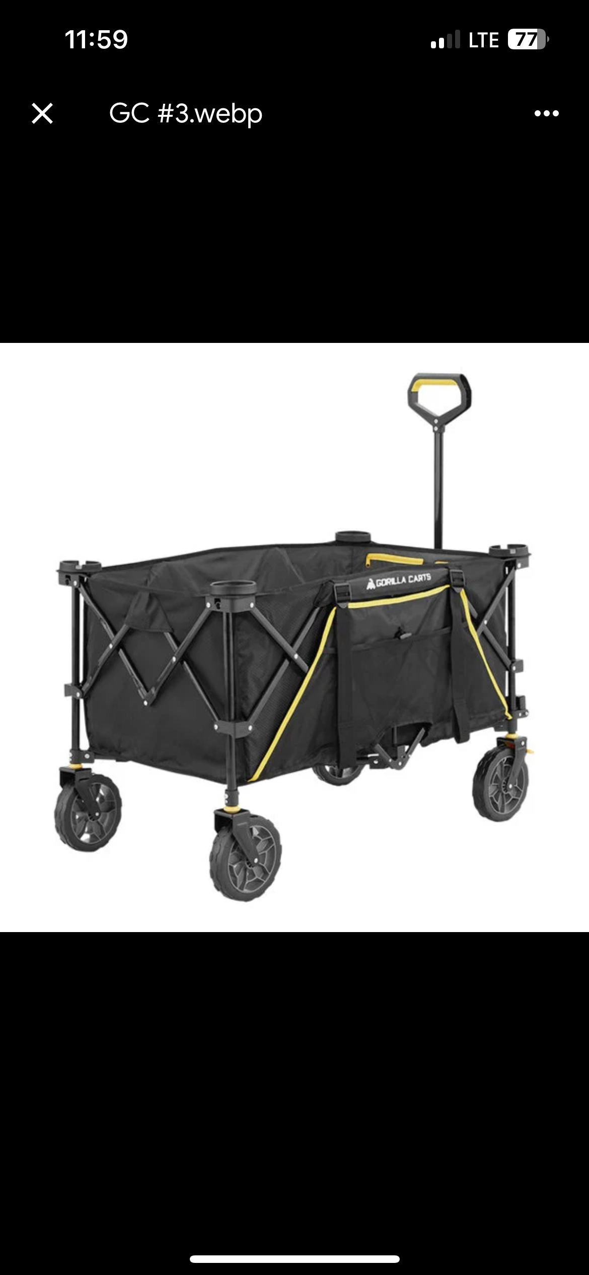 Large Collapsible Utility Cart